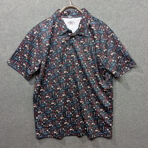 Arizona Diamondbacks Shirt Mens XL All Over Print Button AOP Promo Hawaiian